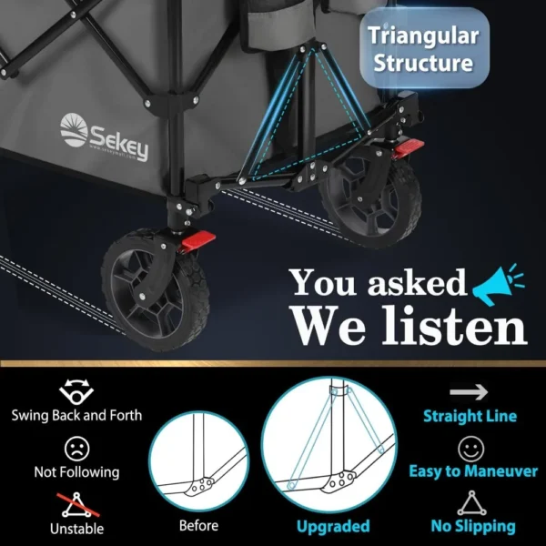 SEKEY's Folding Cart Heavy Duty - Image 3