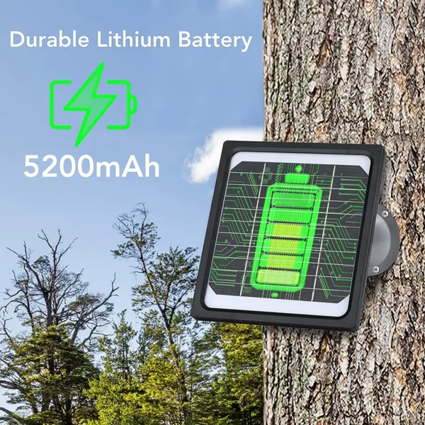 Solar Panel Kit for Trail Cameras 12V, 5W