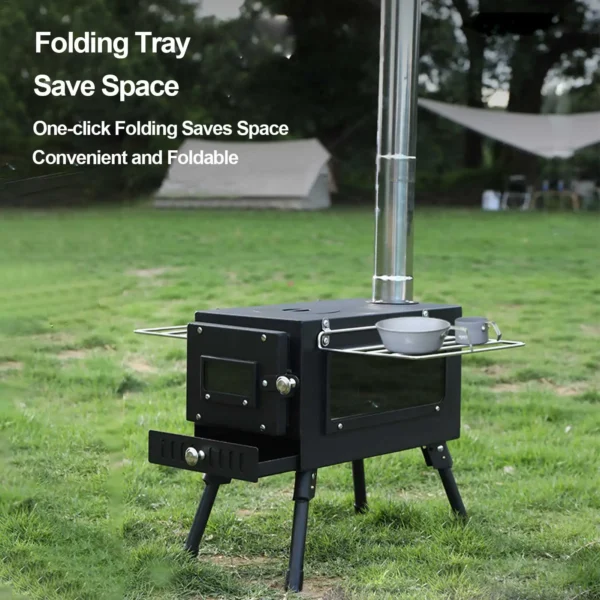 Stainless Steel Wood Folding Stove