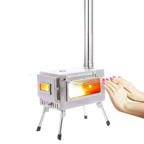 Stainless Steel Wood Folding Stove