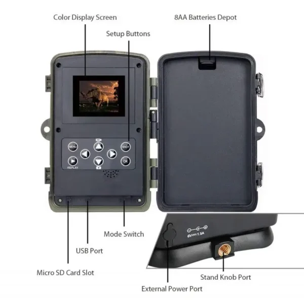 SUNTEKCAM's 24MP 1080P Video Trail Camera