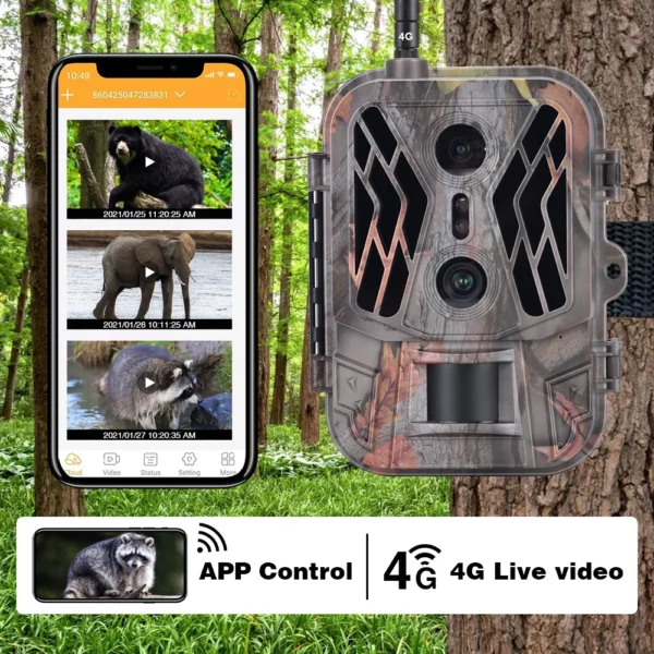 SUNTEKCAM's 4G HD Live Show Trap Game Cam 36MP