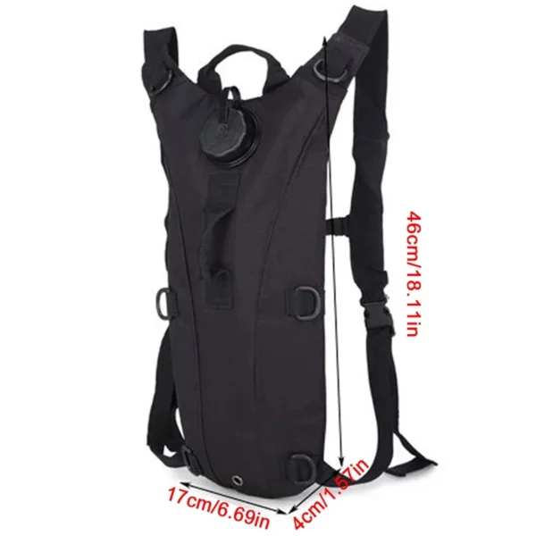 Tactical Hydration Backpack with 3L Bladder