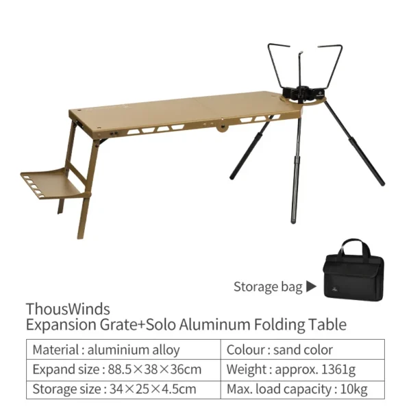 Thous Winds' Aluminum Folding Table