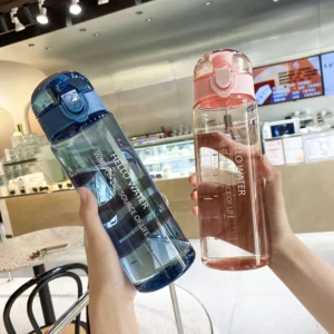 Transparent Water Bottle Portable Sport Cup