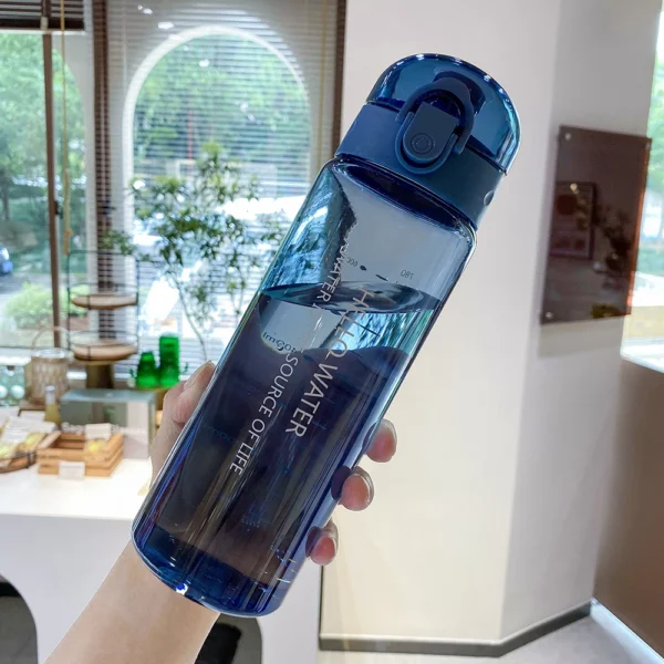 Transparent Water Bottle Portable Sport Cup