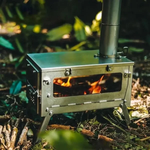Tryhomy's 1mm Titanium Wood Stove