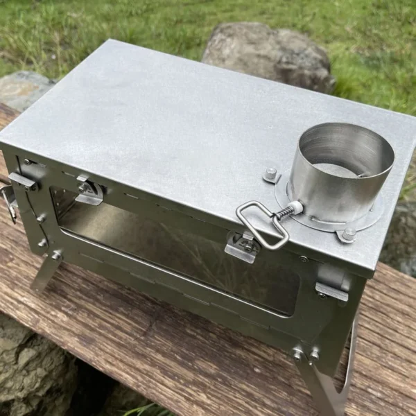 Tryhomy's 1mm Titanium Wood Stove