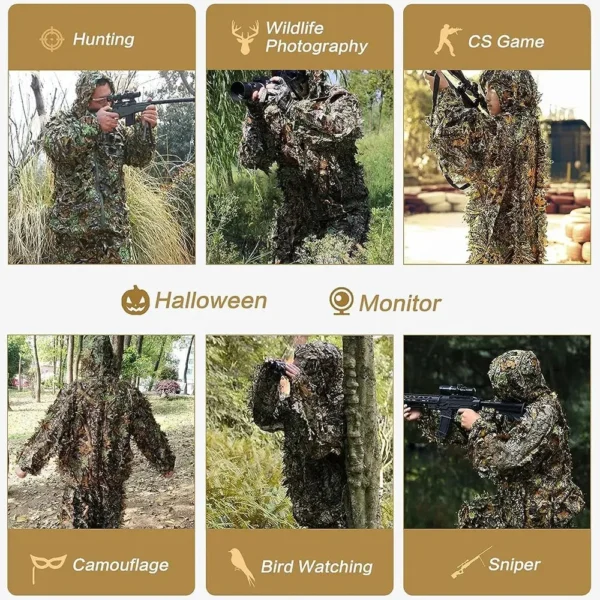 UNISEX Tactical Military Ghillie Suit