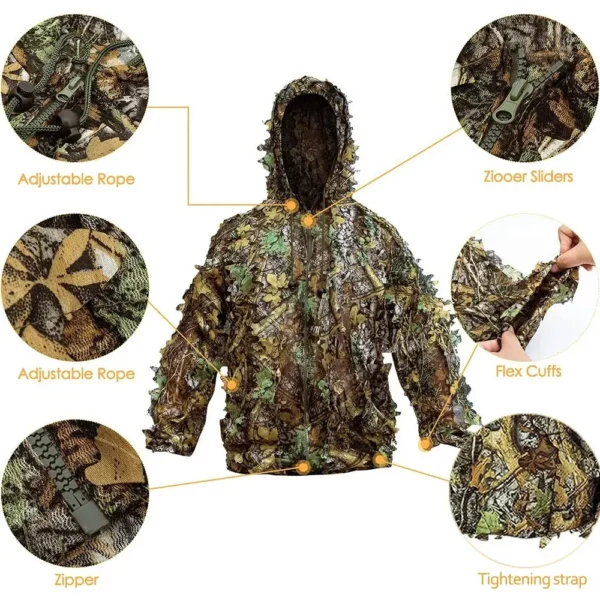 UNISEX Tactical Military Ghillie Suit