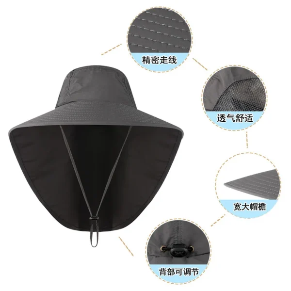 UNISEX  Wide Brim Bucket Hat
