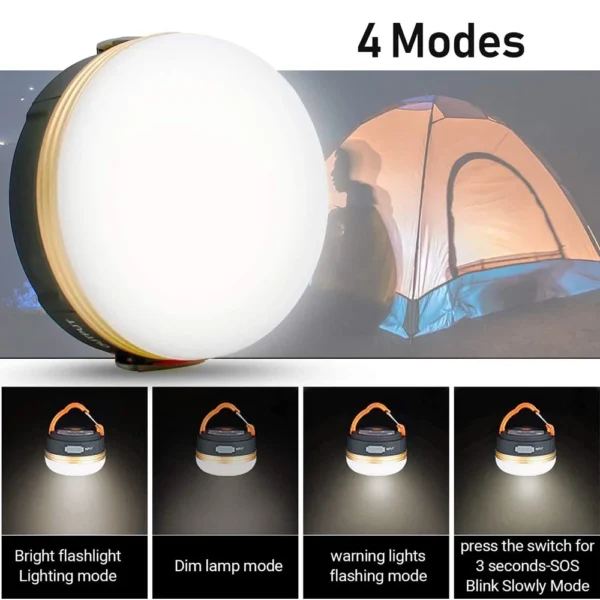 USB Rechargeable Portable Camping LED Lantern