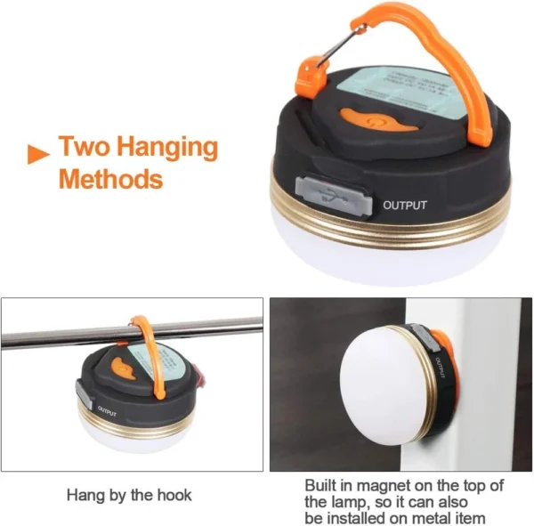 USB Rechargeable Portable Camping LED Lantern
