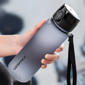 UZSPACE's Sports Water Bottle Tritan Frosted Plastic Shaker