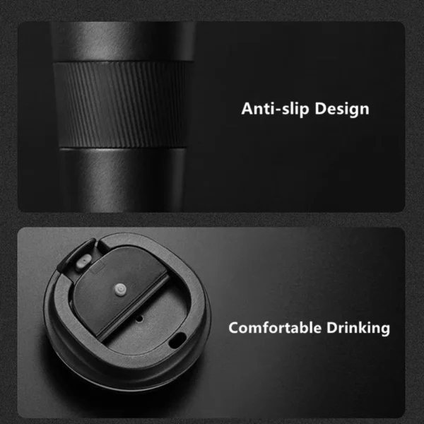 VIE LENTE's Double Stainless Steel Coffee Thermos Mug