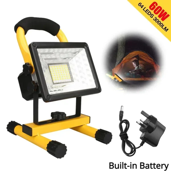 Waterproof Floodlight Emergency Spotlight Battery Powered