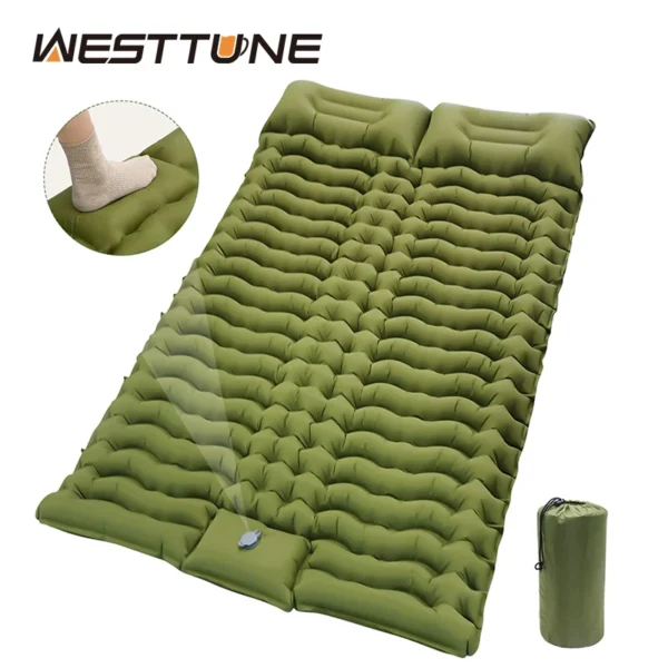 WESTTUNE's Double Sleeping Pad Self-Inflating