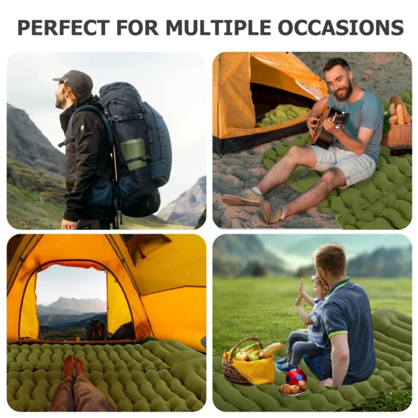 WESTTUNE's Inflatable Sleeping Pad with Pillow