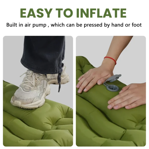 WESTTUNE's Inflatable Sleeping Pad with Pillow