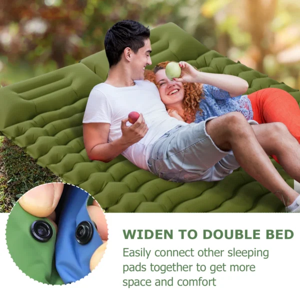 WESTTUNE's Inflatable Sleeping Pad with Pillow