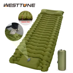 WESTTUNE's Inflatable Sleeping Pad with Pillow