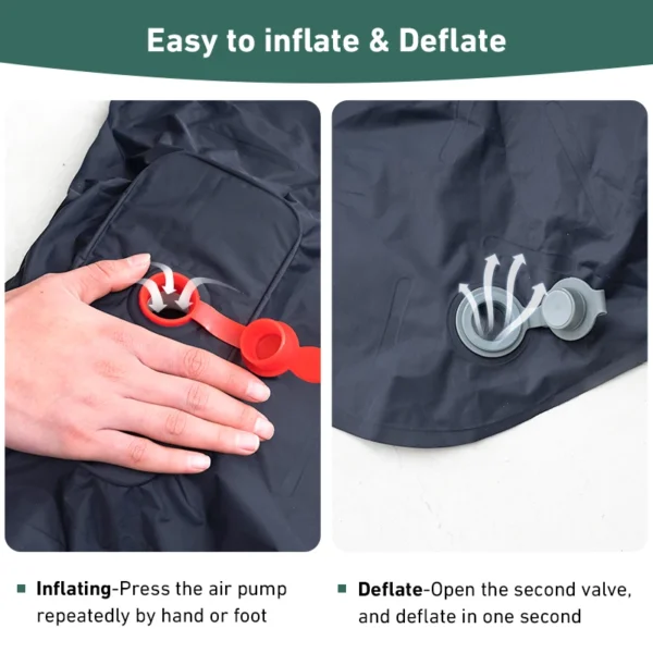 WESTTUNE's Sleeping Inflatable Mattress Built-in Pump