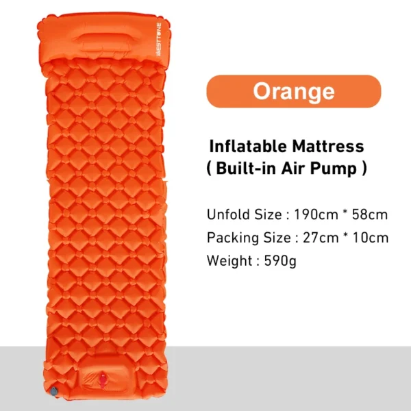 WESTTUNE's Sleeping Inflatable Mattress Built-in Pump
