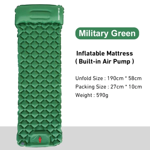 WESTTUNE's Sleeping Inflatable Mattress Built-in Pump