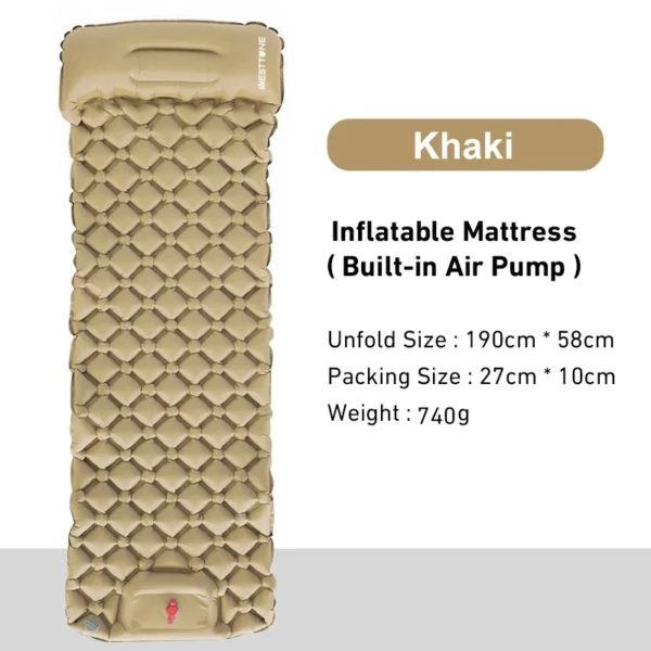 WESTTUNE's Sleeping Inflatable Mattress Built-in Pump