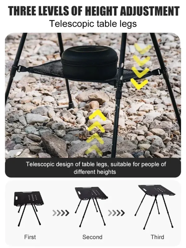 WESTTUNE's Tactical Folding Table with Accessories