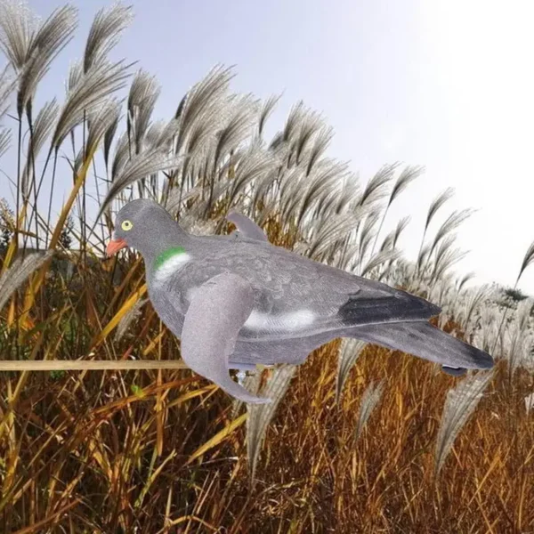 Wind-driven Pigeon Decoys