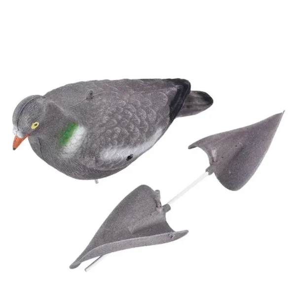 Wind-driven Pigeon Decoys