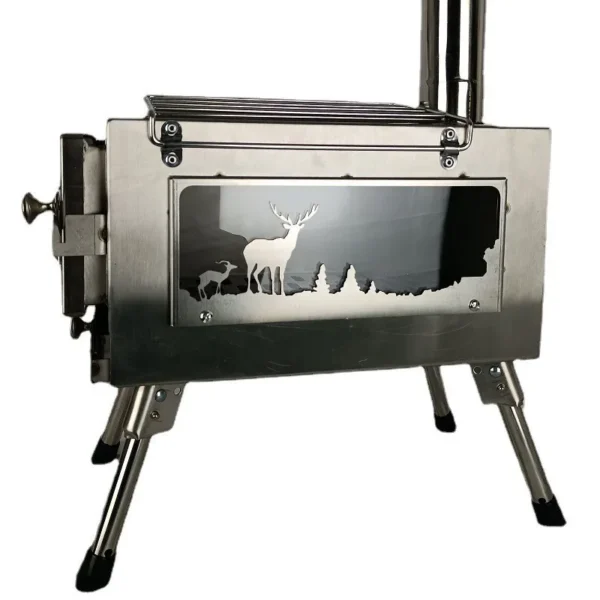 XBEES's Stainless Steel Firewood Heating Stove - Image 2