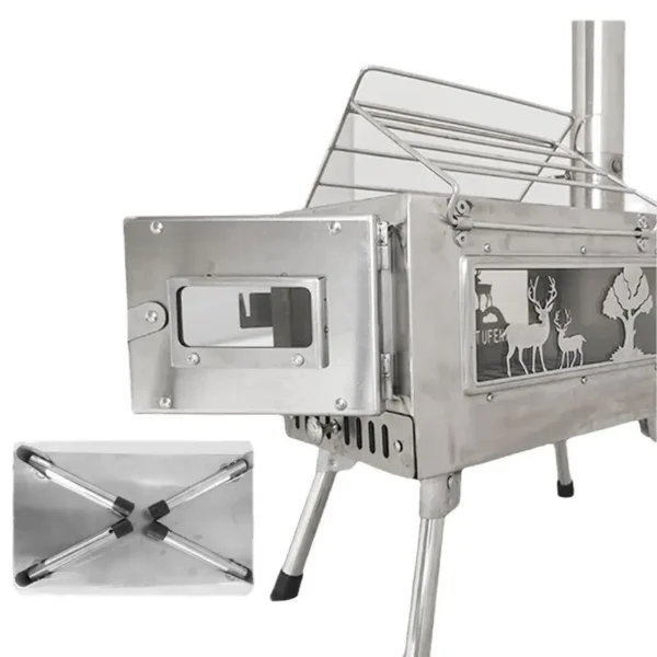 XBEES's Stainless Steel Firewood Heating Stove