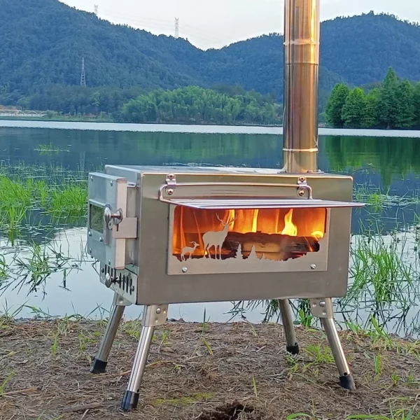 XBEES's Stainless Steel Firewood Heating Stove