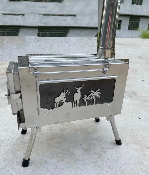 XBEES's Stainless Steel Firewood Heating Stove - Image 8