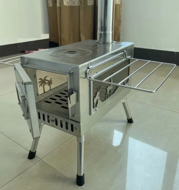 XBEES's Stainless Steel Firewood Heating Stove - Image 9