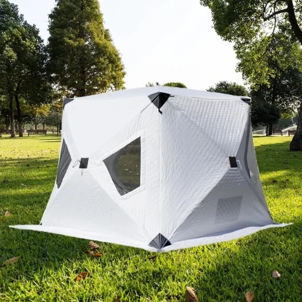 XC USHIO's  Winterized Shelter for Ice Fishing