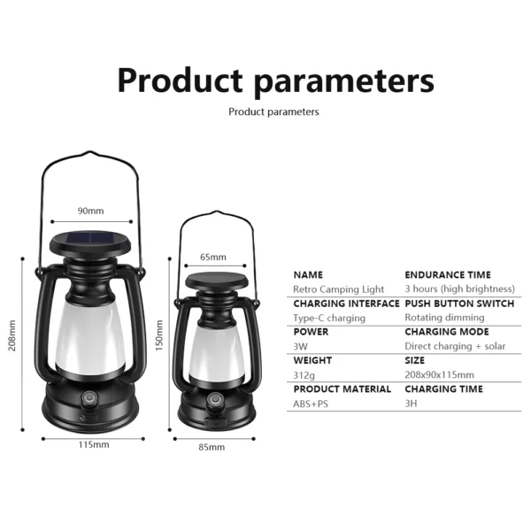 XIWANGFIRE's LED stepless Lantern