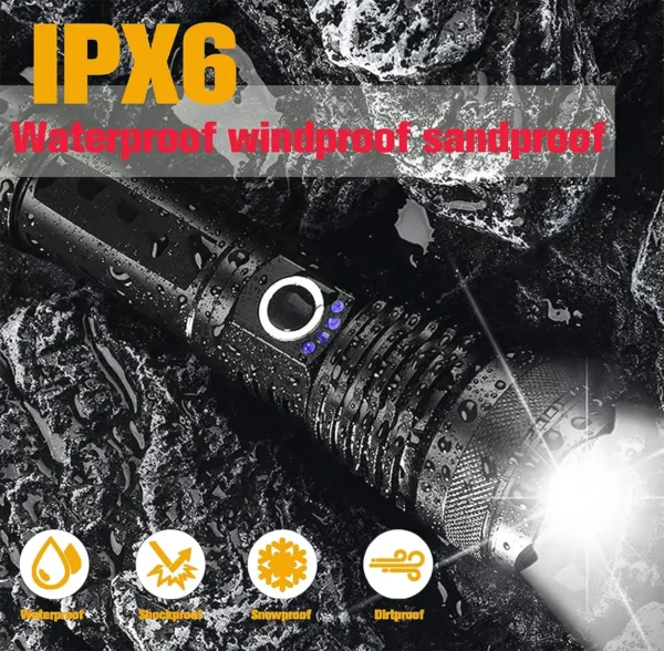 XIWANGFIRE's USB Rechargeable LED Flashlight