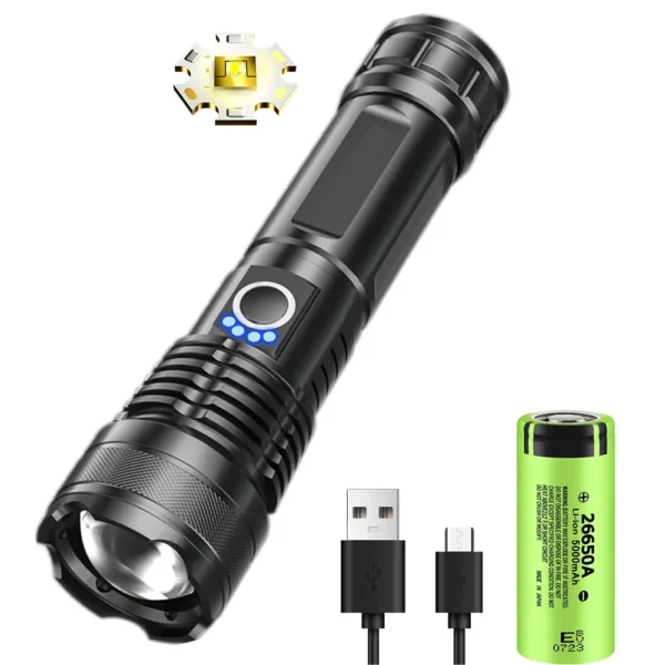 XIWANGFIRE's USB Rechargeable LED Flashlight