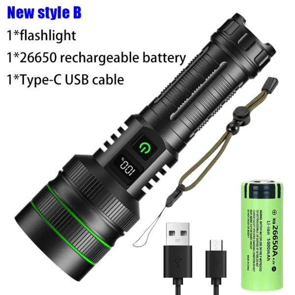 XIWANGFIRE's USB Rechargeable LED Flashlight