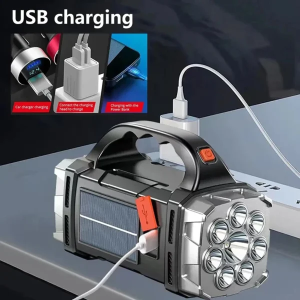 ZHIYU's  Solar LED Flashlight