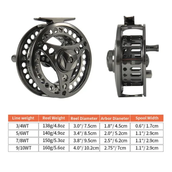 ANGLER DREAM's Fly Reel 3/4 5/6 7/8 9/10WT Fly Fishing Reel