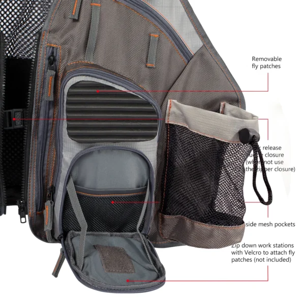 BASSDASH's  Fishing Vest Adjustable