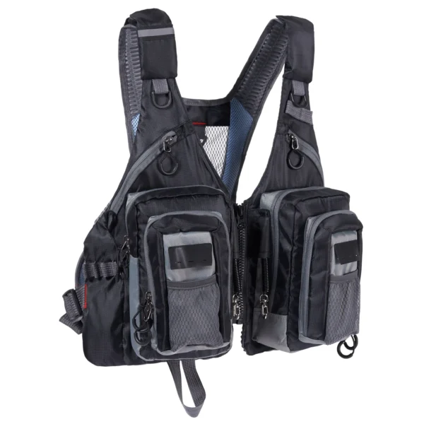 BASSDASH's Fly Fishing Vest with Pockets Adjustable Size