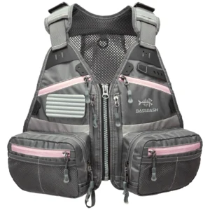 BASSDASH's FV09 Fly Fishing Vest for Youths Kids Adjustable Size with Multiple Pockets