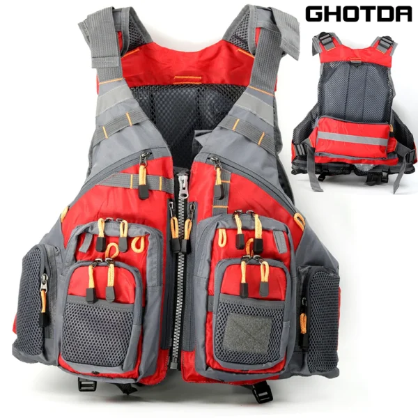 GHOTDA's  Life Jacket Vest for Fishing