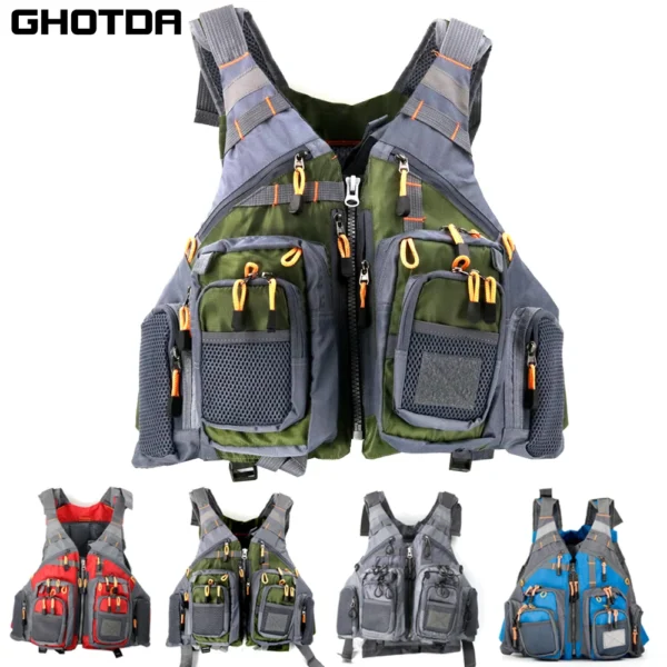 GHOTDA's  Life Jacket Vest for Fishing