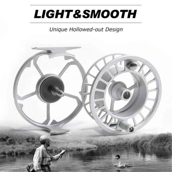 GOTURE's  Fly Fishing Reel 3/4-5/6-7/8-9/10 WT Left/Right Hand